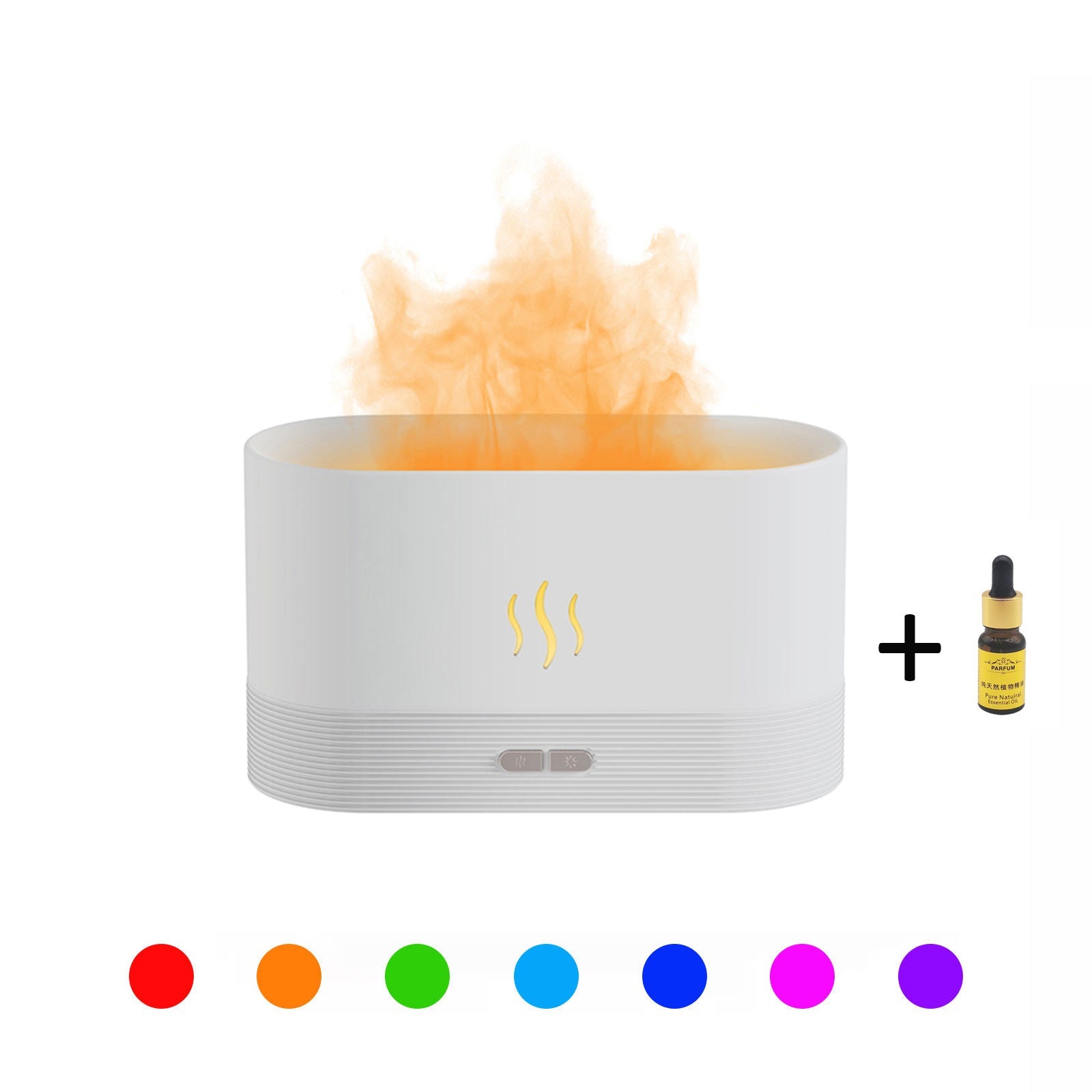 Ultrasonic Aroma Diffuser with Flame Effect