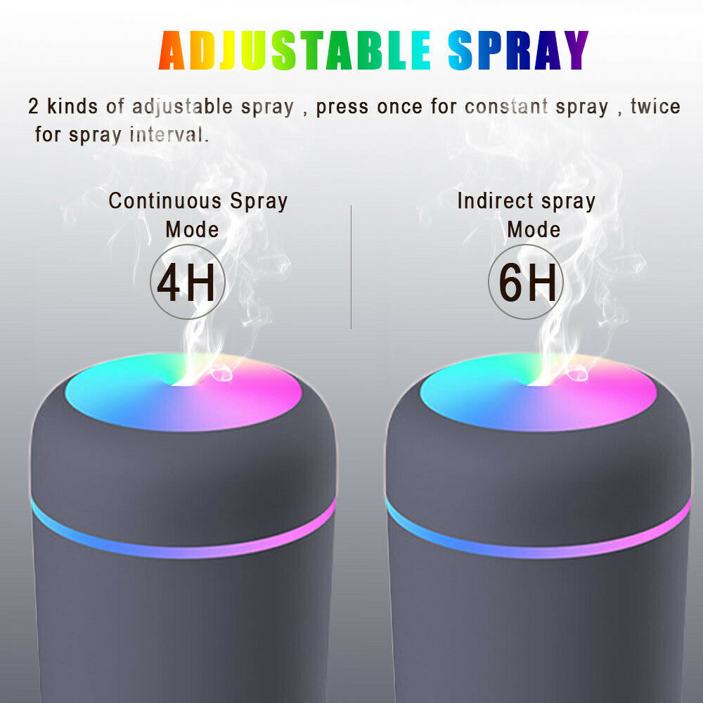 Aroma Essential Oil Diffuser Grain Ultrasonic Air LED 