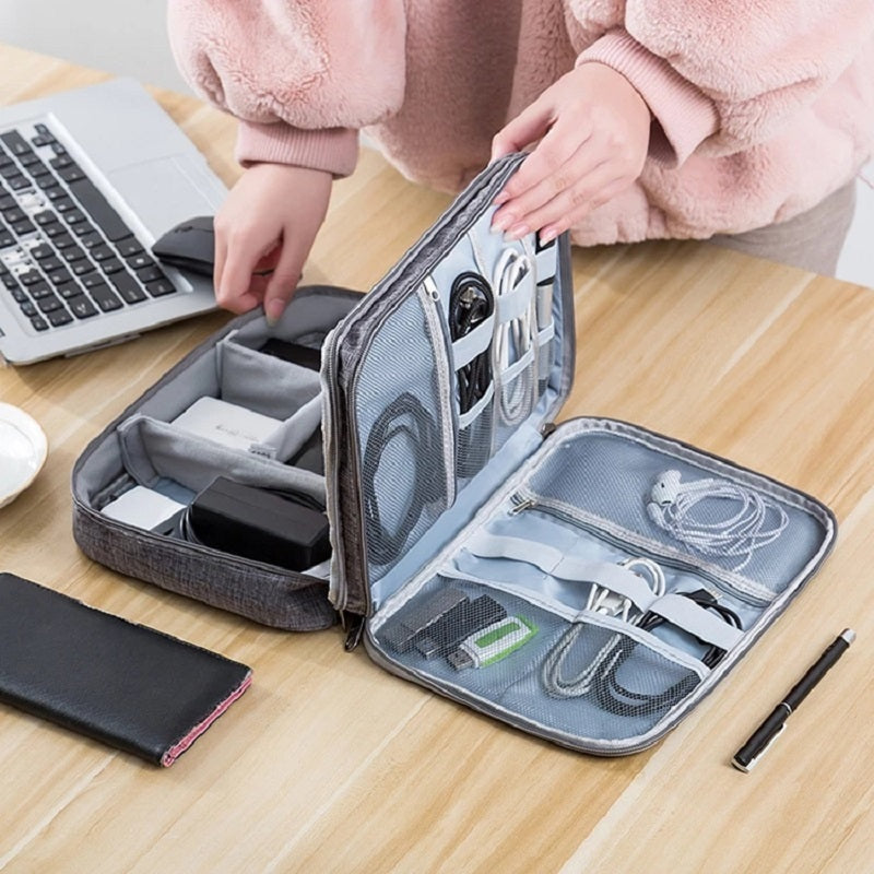 Electronics Organizer Travel Cable Organizer Bag 