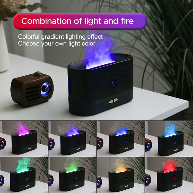 Ultrasonic Aroma Diffuser with Flame Effect