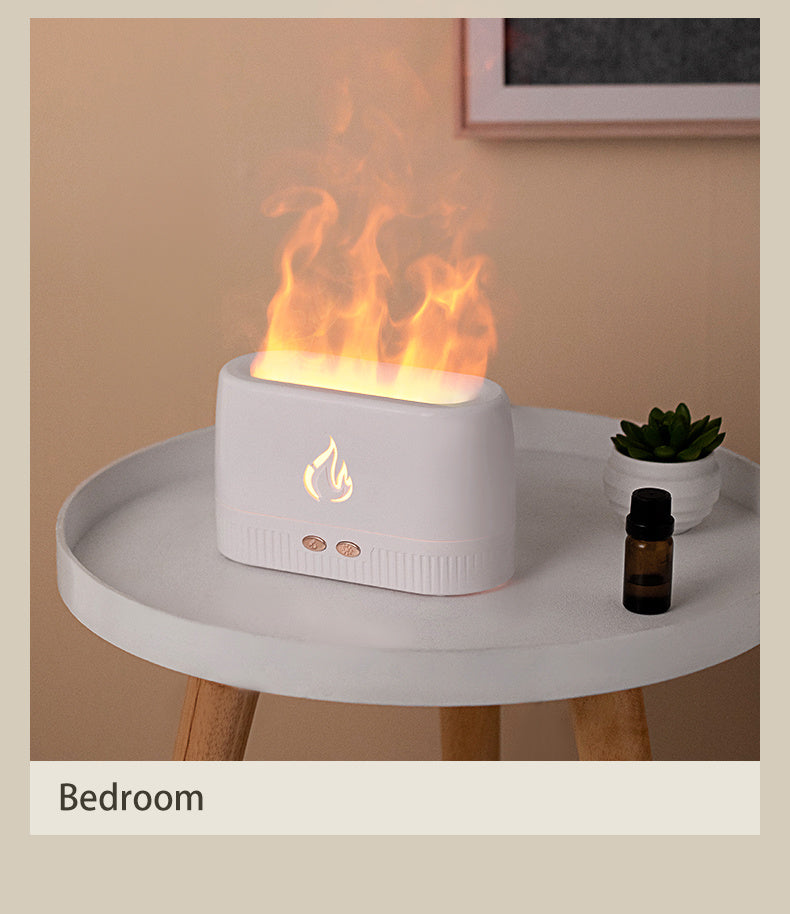 Silent Essential Oil Flame Aroma Diffuser