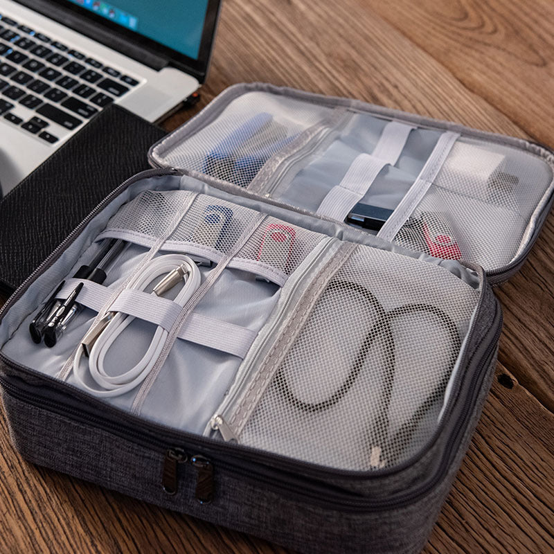 Electronics Organizer Travel Cable Organizer Bag 