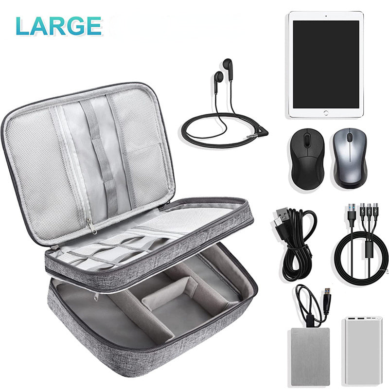 Electronics Organizer Travel Cable Organizer Bag 