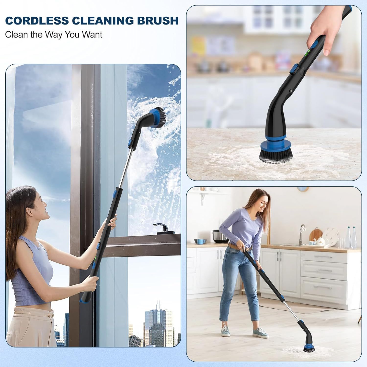 cordless cleaning brush